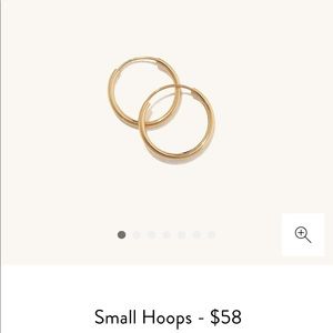 SINGLE small hoop (14 mm)